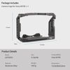 LEFTFOTO A6700 Camera Cage with Arca Base & Built-in Quick Release Plate for Sony a6700 - Durable Protective Frame Rig with ARRI Threads for Arca-Type Mounting.