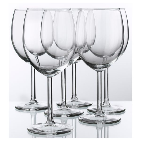 SVALKA Red Wine Glasses - 6-Piece - IKEA (40137812)