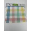 Pastel Plaid Table Runner 13" x 72" Spring Baby Shower Easter Home Decor