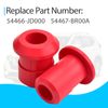 Front and Rear Polyurethane Subframe Bushing Kit Compatible with Nissan Rogue 2008-2020 Replace 54466-JD000 54467-BR00A, 4 Pcs Poly Sub Frame Bushing