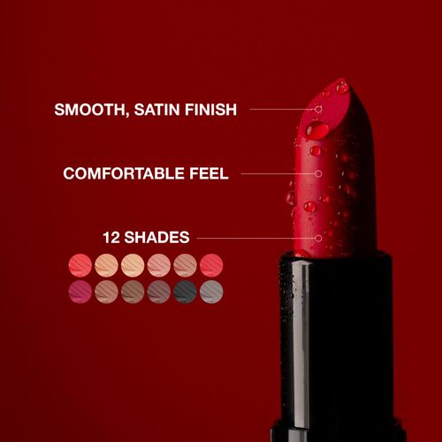 KISS New York Professional Rich Pigmented Lipstick, Smooth Satin Finish, Long Lasting, Infused with Shea Butter and Vitamin E (Honey Glaze)