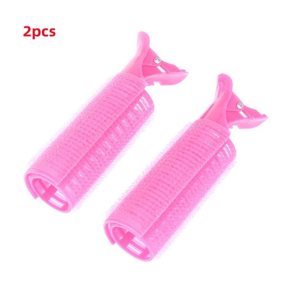 Pink Sponge Foam Cushion Hair Roller Beauty Salon Barber DIY Curl Hairdressing Tool Kit Home 5-12pcs, As Pic Show_2