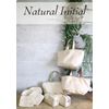 Global Arrow Natural Initial Square Pouch PG/K Size: W16 D8 H10 D18-1485