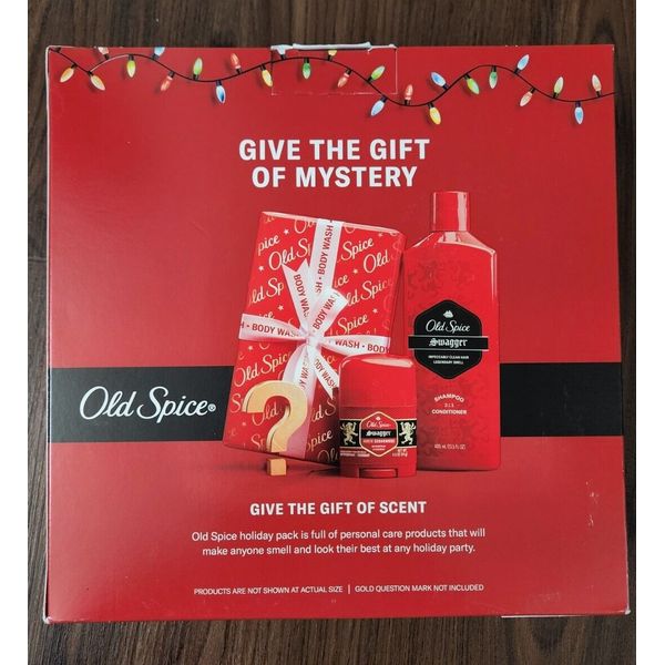 Old Spice swagger with Mystery Scent Men's Bodywash Holiday Gift Pack