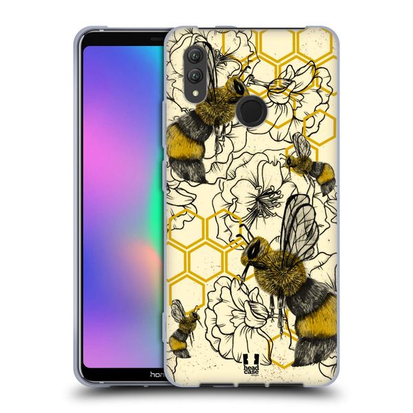 Head Case Designs Bees Insect Prints Soft Gel Case Compatible for Huawei Honor Note 10