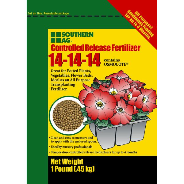 Controlled Release 14-14-14 Fertilizer - 5 Lb.