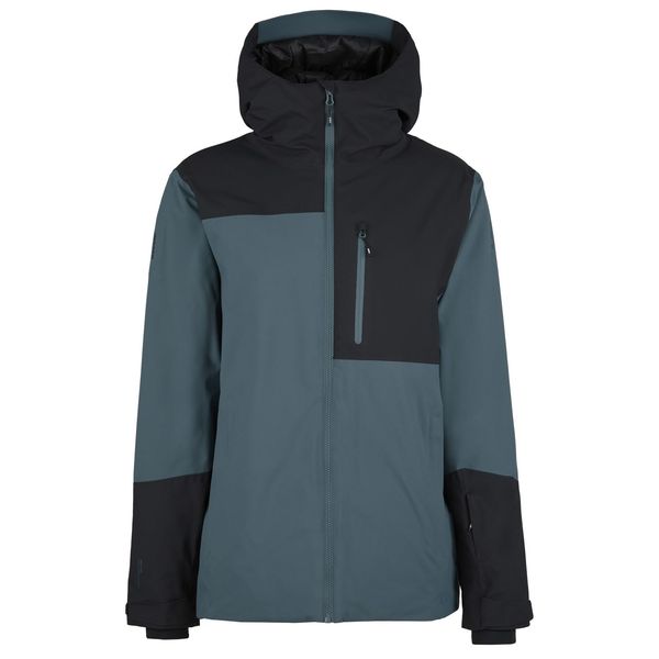 Stoic Men's MountainWool AsplidenSt. II Ski Jacket, Slate Grey / Black