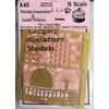 Langley Models Conservatory chairs tables N Scale UNPAINTED Metal Model Kit A48