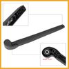 Partuto Rear Windshield Wiper Blade Arm Set 405mm 16 Inch Black Replacement