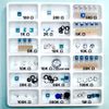 BIG (76)pc TRIMMER RESISTOR POT Assortment *** Popular VALUES in Many STYLES ***