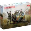 ICM 1/35 2cm Flak 38 w/Shooting Crew Plastic Model 35718 (Cannon)