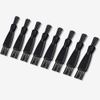 8 Pieces Shaver Brush Razor Cleaning Brush Electric Double Sided Trimmer Shaver Brush Cleaner Set Nylon Bristles PP Handle