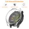 HOMTERN 3-Pack Cases for Garmin Approach S50,Flexible TPU Full Covered Shell Shockproof Scratch-Proof Screen Protector Case, 3 Pack Clear