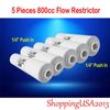 5 X 800 ML cc 1/4-1/4 Flow Restrictor Push In Quick Connect Under Sink