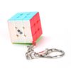 Key Chain Magic Cube Cute Stylish 3x3x3 Key Chain Magic Magic Cube Keychain Classic (Classic Logo Included)