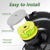 Weed Wacker String Replacement for Ryobi One Plus+ AC80RL3 .080" String Trimmer Line Refill Spool, Compatible with Ryobi 18V, 24V, 40V Trimmers(8 Spools, 2 Cap)