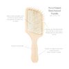 Acca Kappa Small Rectangular Pneumatic Travel Brush with Rounded Wooden Pins - 1pcs