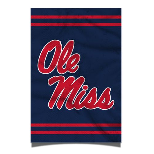 Desert Cactus University of Mississippi Poster Rebels Ole Miss U of M 24 x 36 Inch Room Office Décor Decoration Official Fan Gear (24x36 inch, Version 3)
