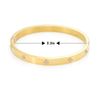 Gleamart New Gold Love Bangle Bracelet