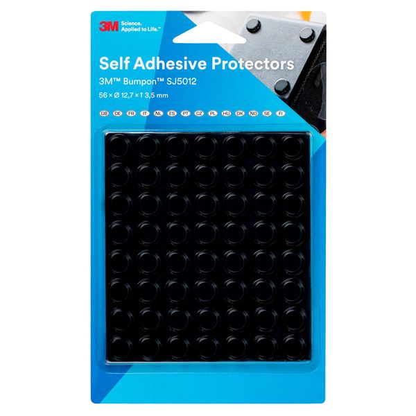 3 M SJ5012S BL Bumpon Elastic Buffers Mini Pack