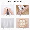 2Pack Disposable Towel Cotton Tissues Makeup Facial Pads for Removing Face Eye Makeup and Nail Polish plain weave
