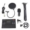 PARTISAN Audio Interface Microphone Stand Set, Multi-functional, Smartphone Distribution, PC Streaming, Bluetooth Connection, XLR Microphone Input, Voice Changer, Sound Effect, Distribution, Built-in
