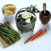 BRONG 6QT Stainless Steel Insert Basket for Steaming Vegetables, Eggs