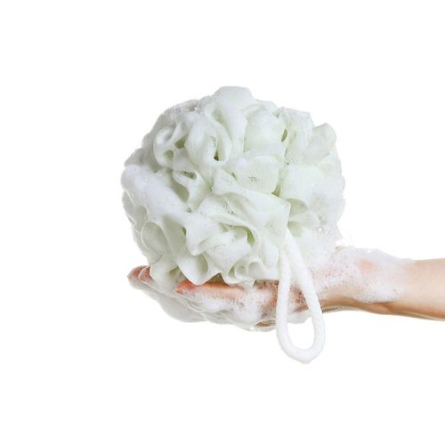 SPHTOEO Bath Shower Sponge Loofahs Mesh Pouf Shower Bath Ball Brush (Green)