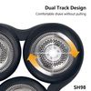 Durimi SH98/70 Replacement Heads for Philips Norelco Shavers Series S9xxx -Upgraded Double-Layer Blade Compatible with Shaver 9000