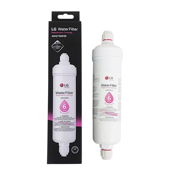 LG ADQ73693901 / ADQ736939 Replacement fridge water filter for LG refrigerators