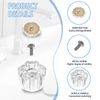 Shower Knob Replacement Kit, 2 Pack Showers Knob Handle Adapter, Shower Knobs Replacement Kit, Universal Faucet Handle Compatible with Delta, Delex, and Peerless (2)