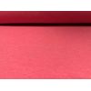 Soft handle 2x1 ribbed jersey fabric, per metre - plain - strawberry