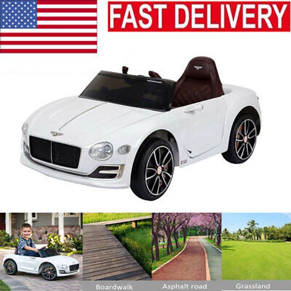 12v Ride on Toys  Kids Electric Car With Remote LED MP3 Bentley EXP12 Style