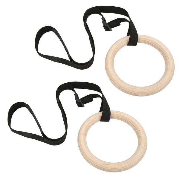 Hanging Ring, Gymnastics Ring, Easy to Grab, Adjustable, Hanging Ring, Self-Weight Training, Maximum Load Capacity 330.7 lbs (150 kg), Home & Gym