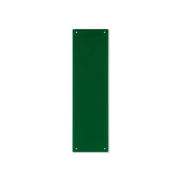 Focus Plastics DOOR FINGER PLATE- 11 COLOURS (Green)