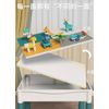 Kids Table & Chair, Block Play, Block Table, Learning Puzzle, Multifunction Assembly Combination Table, Learning, Drawing, Dining, Fish Pool (350 Blocks)