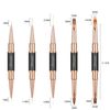 Black Nail Art Brush Set 10 Heads Professional Multi Functional Design Durable