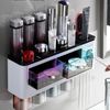 automatic toothpaste dispenser toothbrush holder