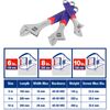 WORKPRO Adjustable Wrench 3PC Set 10" 8" 6" With Rubberized Anti-Slip Grips