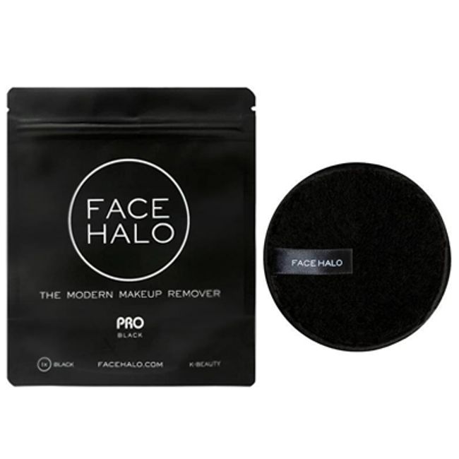 ■ Up to 1,000 yen OFF coupon available ■ [Genuine product] Face Halo Cleansing Pad Pro BLACK 1 piece Face care that removes makeup with just water and can be used 200 times Face care FACE HALO