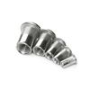 150Pcs RIVET NUT Flat Head Threaded Insert Stainless Steel Nutsert Set Kit