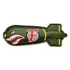 Dropping F Bomb WW 2 Style Hook Patch (HOOK-3D PVC Rubber-MTB1)