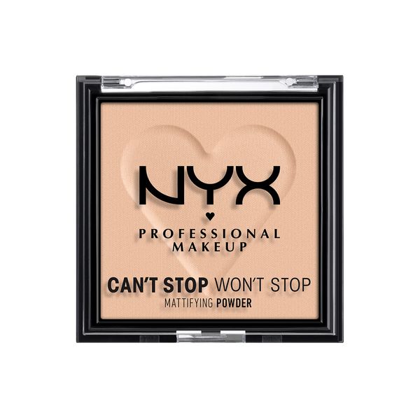 NYX PROFESSIONAL MAKEUP Can't Stop Won't Stop Mattifying Pressed Powder - Light Medium