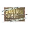 Adams Express Co metal tin sign house interior