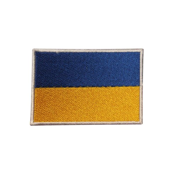 Ukraine National Flag Iron On Patch Sew On Patch Embroidered Patch/Badge for Clothes