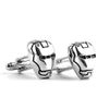 iron Men2 Silver Cufflinks