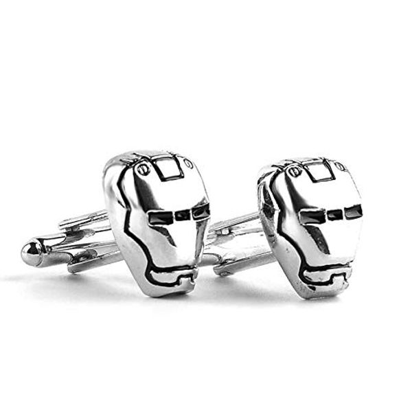 iron Men2 Silver Cufflinks