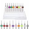 60Pcs Pin Bench Vise Mini Micro Hand Twist Drill Bits Set for Rotary Tools Kit