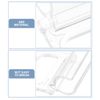 Cabilock Blind Pull Tab Kit 10pcs Universal for Roller Shades No Smell Easy to Install