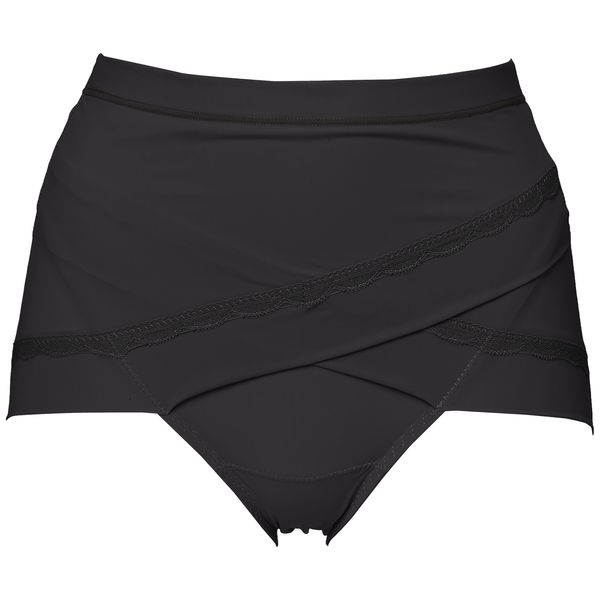 Atsugi 88238AS Women's Panties, Pelvic Makeup, Pelvic Cross Shorts, Hip Lifter, Black